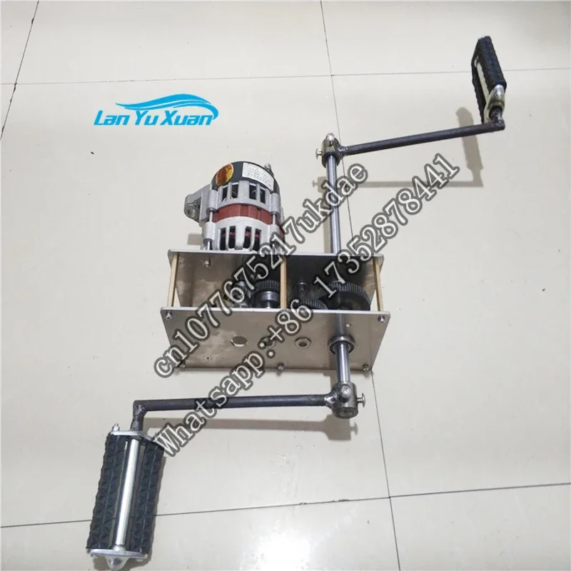 12V 24V 2000W AC Permanent Magnet Brushless High Power Pedal Generator DC Battery Charging