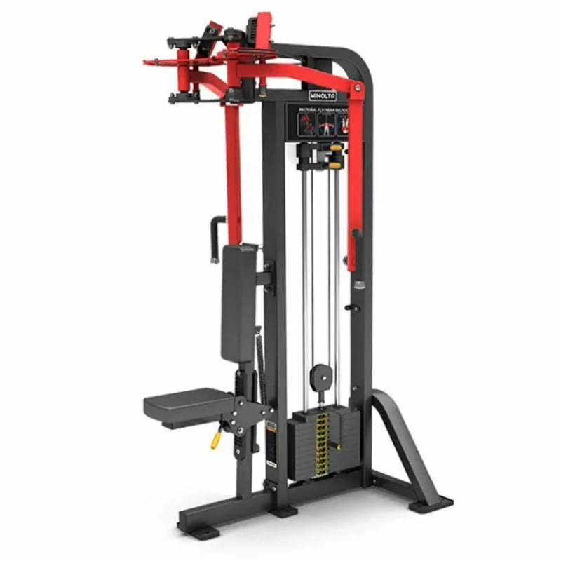 Posteriore Delt Seduto Pettorale Pec Fly Machine Pin Loaded Strength Training Fitness Exercise Attrezzature Da Palestra Clip Push Chest Trainer