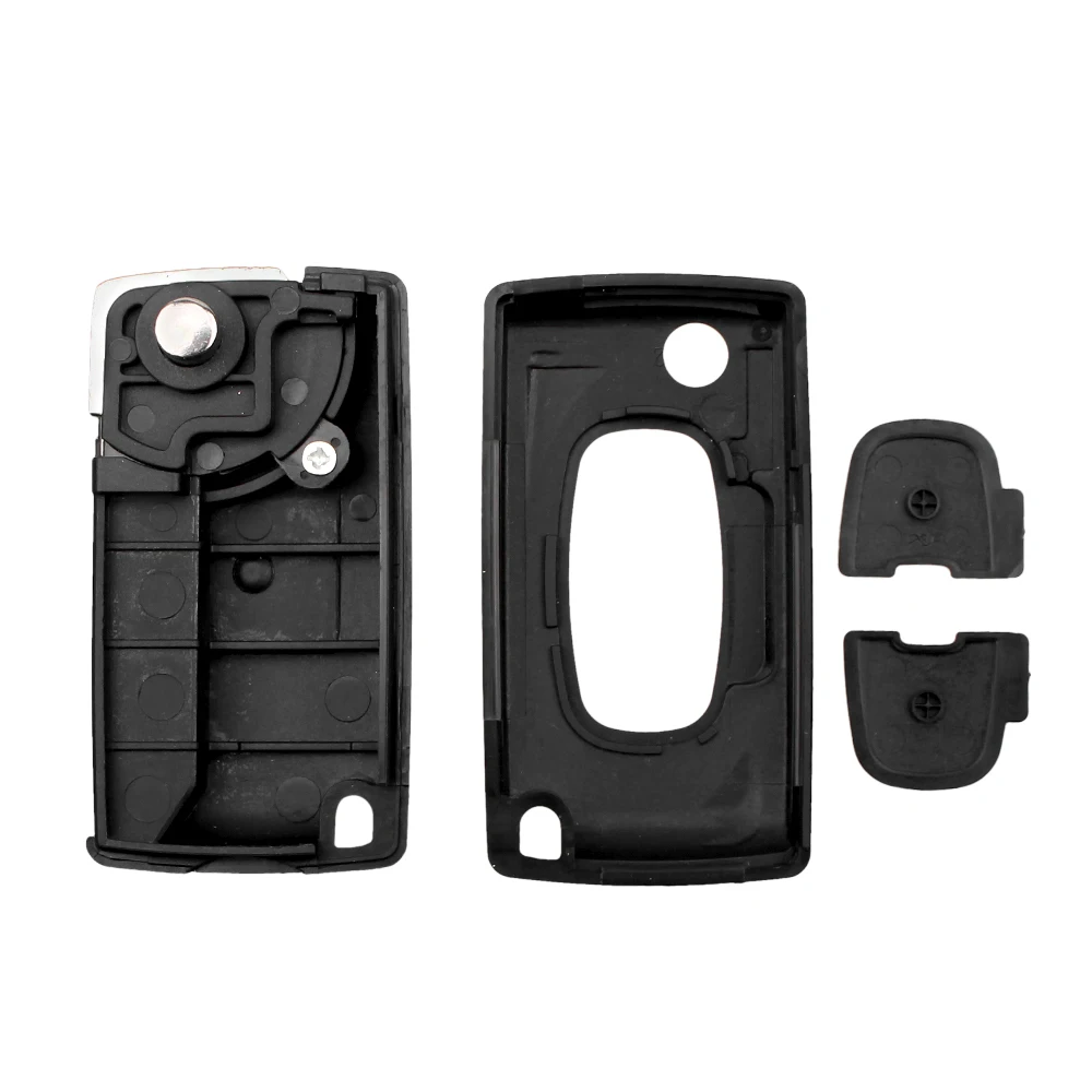 KEYYOU Car Key Shell Case Remote Key Shell New For Citroen C-Crosser C4 Fob MIT-11R blade 2 Button Fob For Peugeot 4007 ET 4008