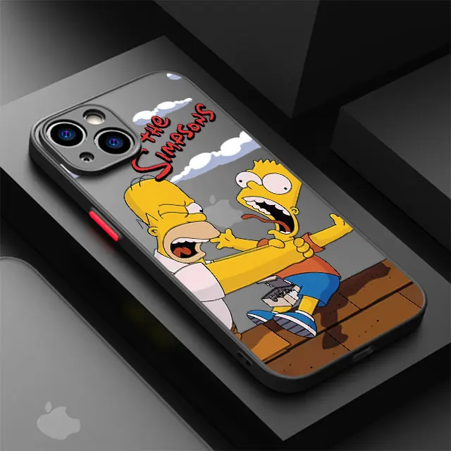 thumbnail image 1 of Homer J. Simpson Surf Donut Case para Apple iPhone 8 XR 11 Pro SE 2022 14 Plus 7 6 XS Max 13 12mini 15 14ProMax Phone Cover Soft Cover, 1 of 5