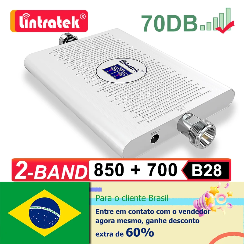 B28 B5 850 700Mhz Amplificatore Di Segnale Mobile 2G 3G Gsm Cdma 850Mhz 1700 1900 4G 700 Ripetitore Ripetitore Cellulare Lintratek