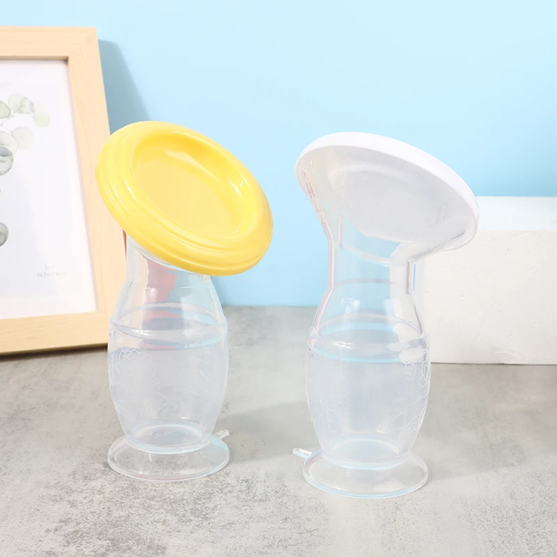 Silicone Breast Pump 1PC Baby Feeding Manual Breast Pump Collector Correction Milk Pumps