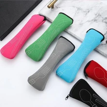 Portable Tableware Cutlery Utensil Storage Bag Box Student Commute Camping Hiking Dinnerware Kitchen Tools for Spoon Fork