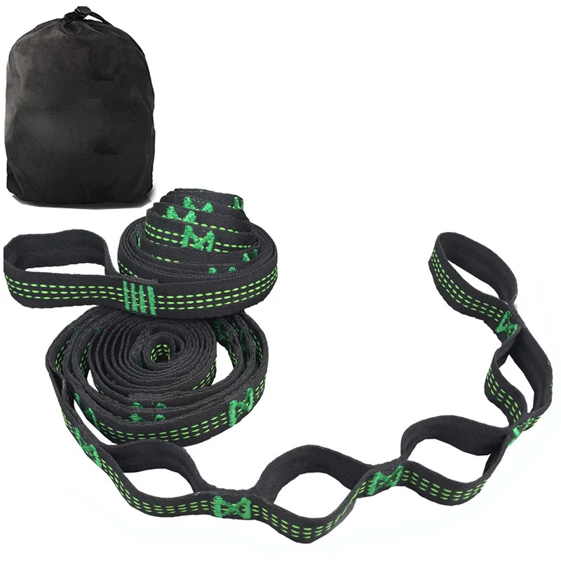 2PCS Hammock Straps& Belts  Extra Strong & Lightweight Ropes and 600 LBS Breaking Strength, No Stretch Polyester 