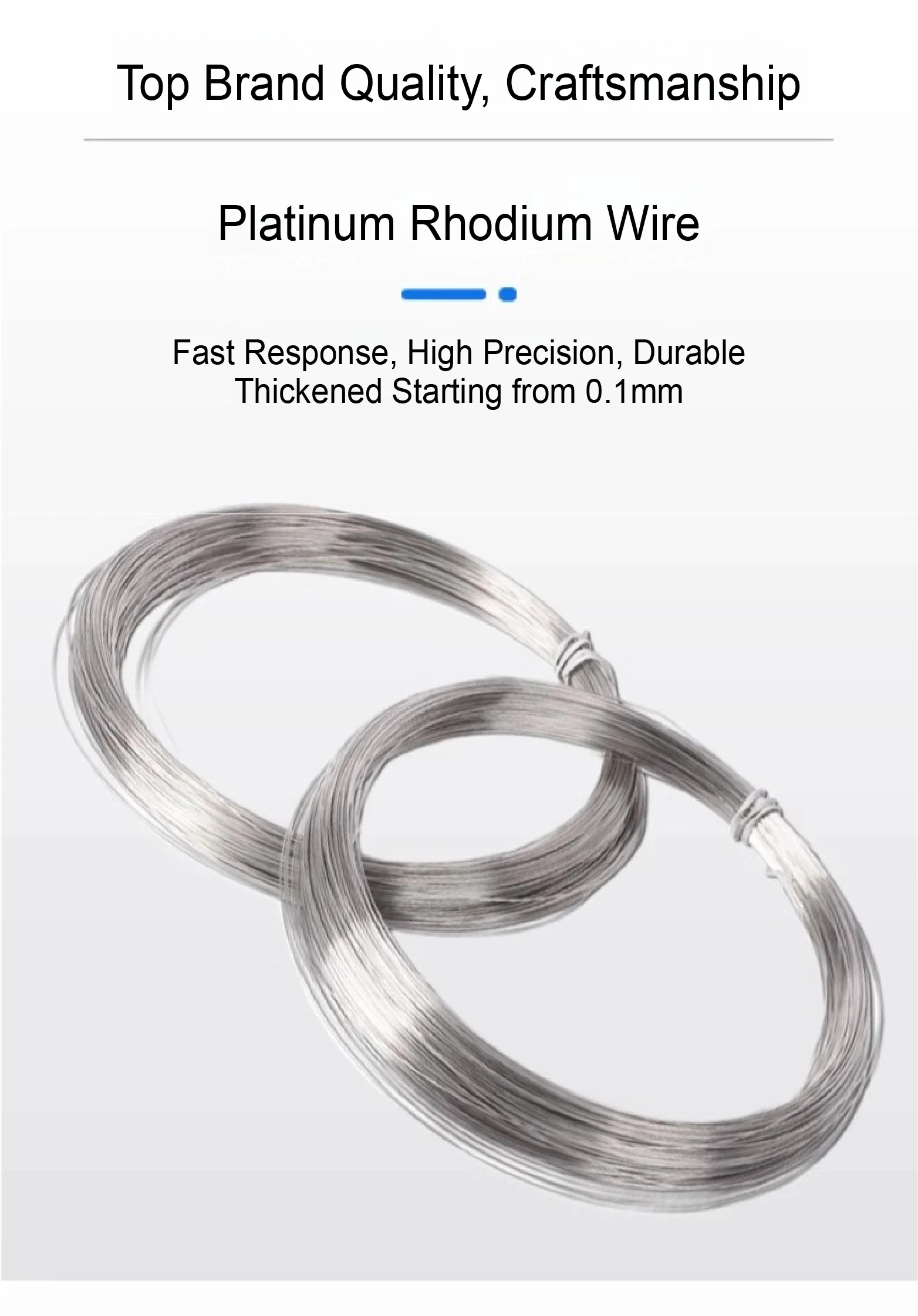 WRP-100 Platinum-Rhodium Thermocouple Type S R B 0-1800°C Furnace Kiln Industria