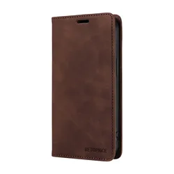 Étui de téléphone en cuir flip sécurisé avec porte-cartes