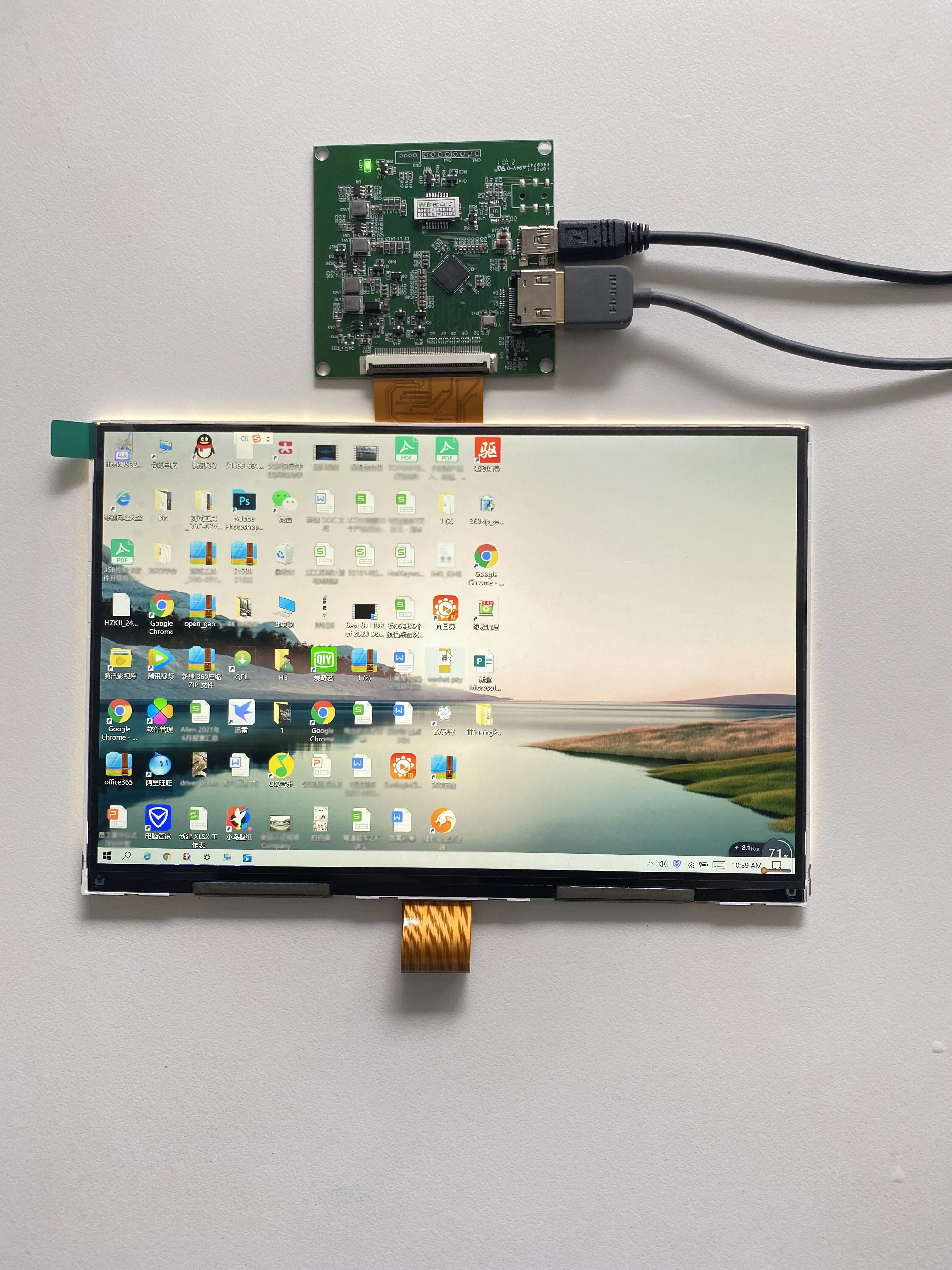 8.9 Polegada 2560x1600 2k ips tela lcd