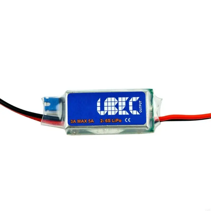 J1HC 5V/6V RC Helicopter UBEC 3A up to 5A Lowest-RF Noise BEC Full Shielding Anti-jamming Switching Regulator