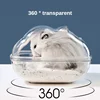 Hamster Toilet Hamster Mouse Golden Bear Pet Bathroom Cage Box Bath Sand Room Toy Acrylic Transparent House Small Pet Supply 2