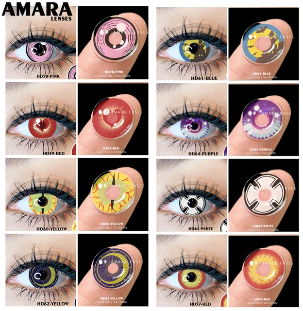 AMARA Colored Contacts Yearly Eye Contacts 3 Tone Contact Lenses For Eyes  Non Prescription Color Contact Lens Multicolore - AliExpress