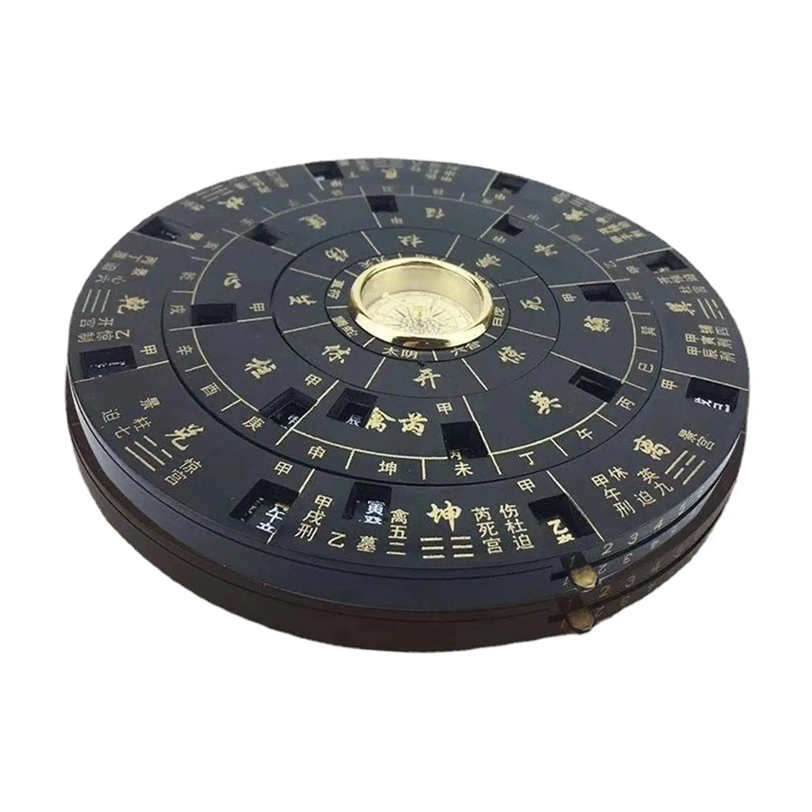 

Feng Shui Compass Simple Using Small Geomantic Good Fortune Antique Tool