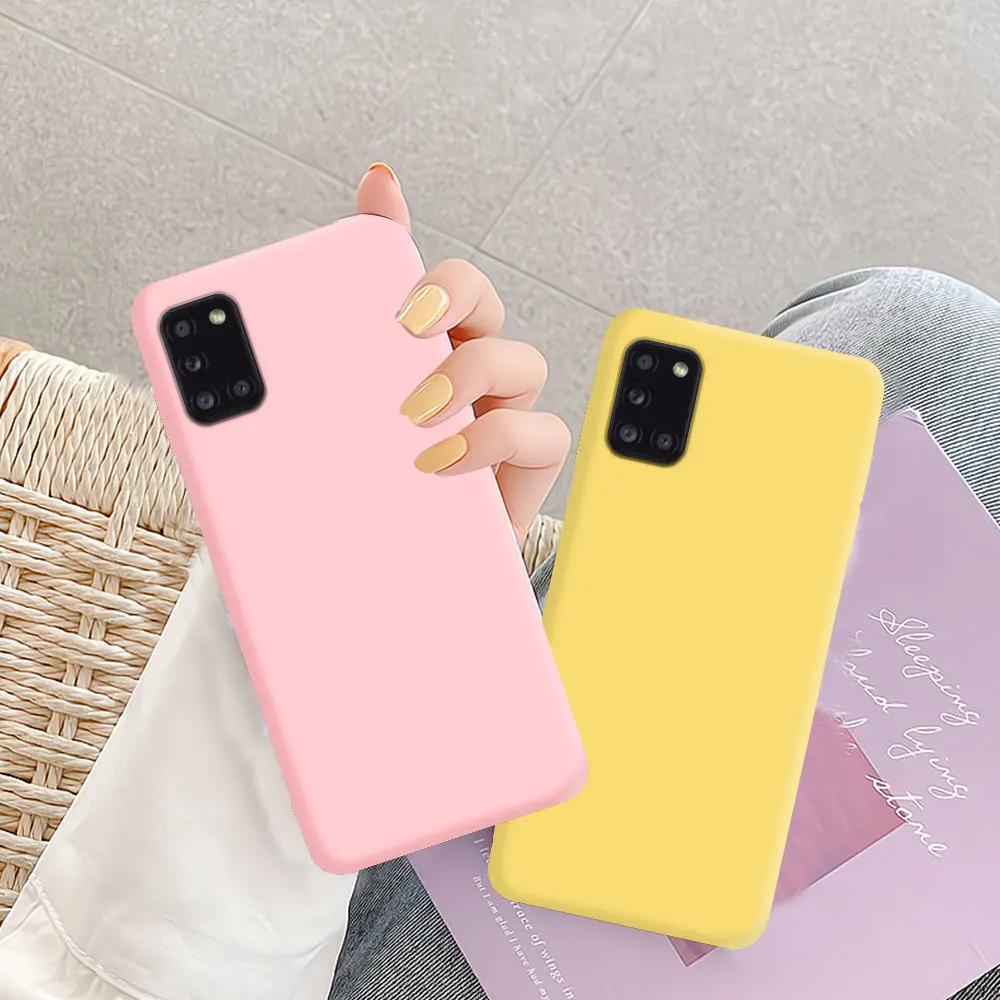 Flüssige Silikon-weiche Handyhülle für Samsung Galaxy A31 A41 A51 A71 A11 A21S A12 A22 A32 A42 A52 A72 4G 5G Rückseite – Detail 19