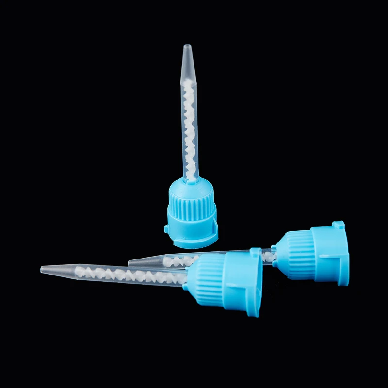Dental Mixing Tips Impression Materials Lab Denture Laboratory Color Tubes Disposable Silicone Rubber 50pcs/Lot
