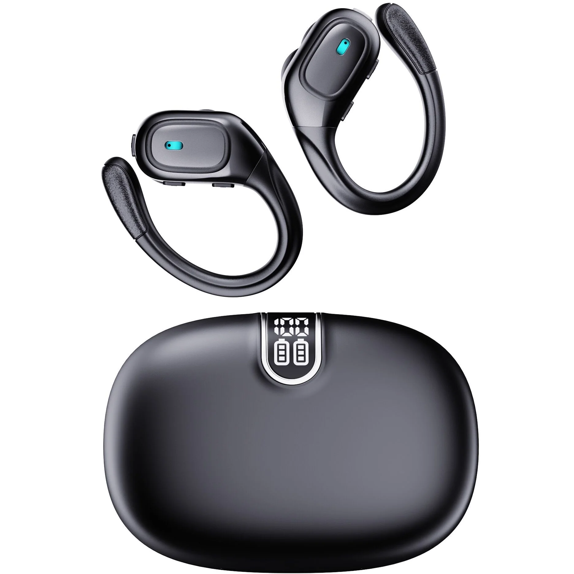 

Bluetooth 5.3 Earphones TWS Earbuds Wireless Headphones with Mic Noise Reduction Waterproof Headsets for Sports/Workout/Running