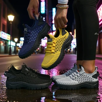 أحذية الجري النسائية غير الرسمية أحذية رياضية نسائية ناعمة من الأسفل أحذية رياضية شبكية قابلة للتنفس 2025 أحذية مسطحة خفيفة للترفيه في الهواء الطلق 5