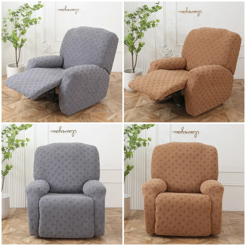 

Jacquard Stretch Recliner Sofa Cover Elastic Non Slip Reclining Single Couch Cover Lazy Boy Relax Armchair Cover for Living Room