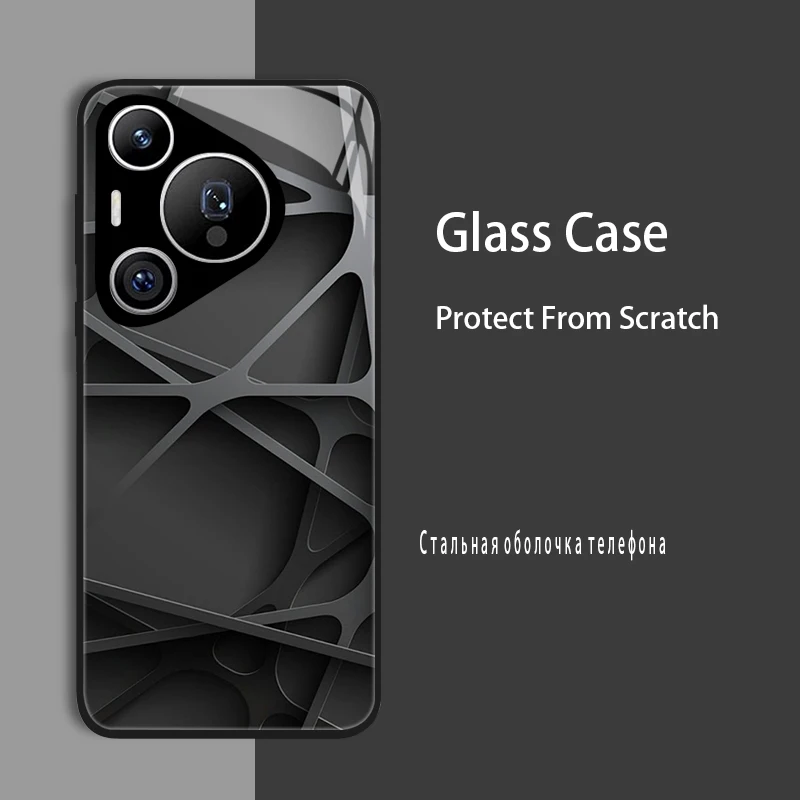 Enhanced Shockproof Tempered Glass Case Cover for Huawei Pura 70 Series