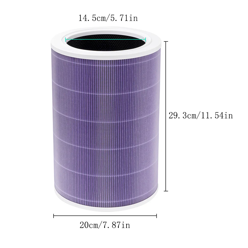 Advanced Air Purifier Replacement Filter with Anti-Dust Electrostatic Technology