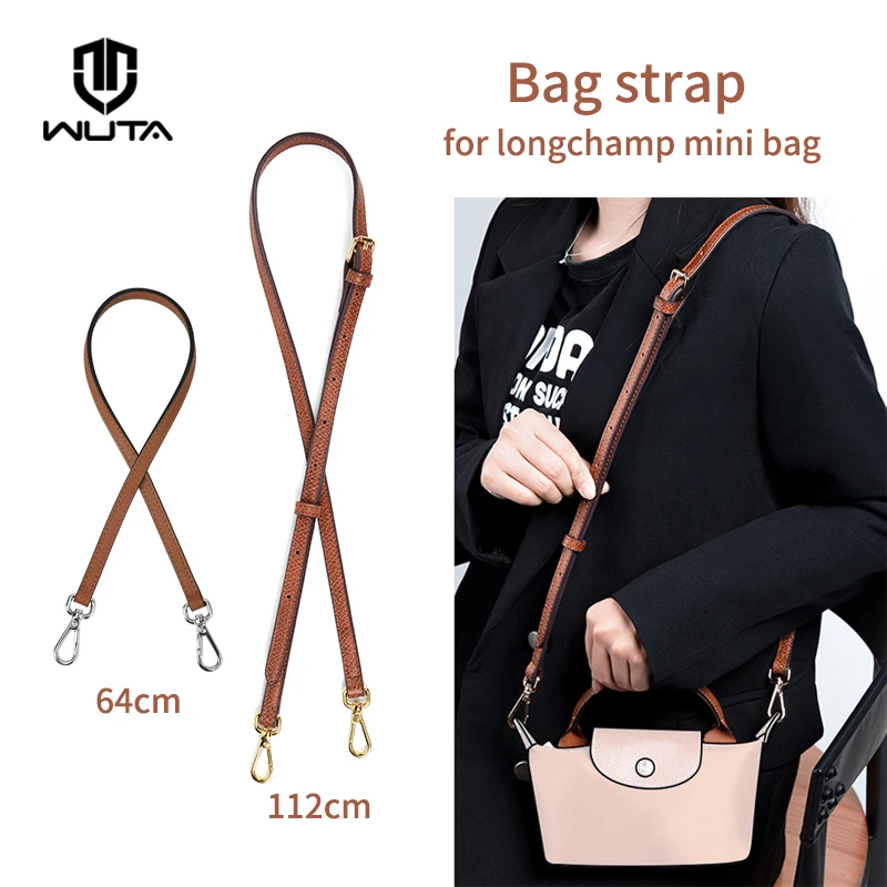 WUTA Shoulder Bag Straps For Longchamp Crossbody Purse Women Genuine Leather Handbag Strap Adjustable DIY Belt Bag Accessories