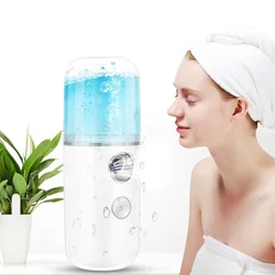 30ml USB Portable Nano Mist Spray All-Around Water Replenishment Atomization Tool Hand Held Facial Moisturizing Mist Sprayer