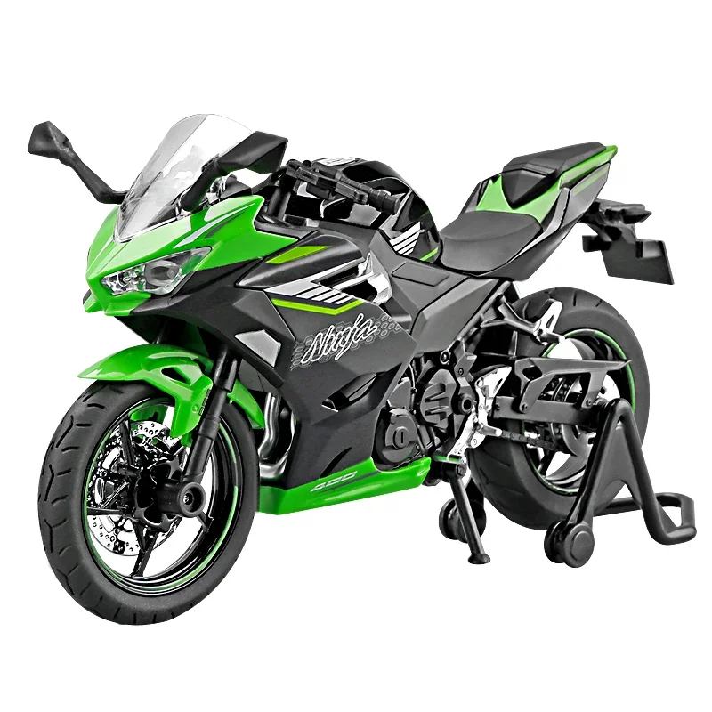 1:12 Scale Kawasaki Ninja 400 Motorbike Alloy Model Toys Vehicles Collective Home Decor Children Boys Motorcycle Toys Gift 3