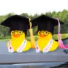 2 Set Graduation Rubber Duck,Car Duck Graduation Gift with Tassels for Kids Student Classroom Party Favors 6