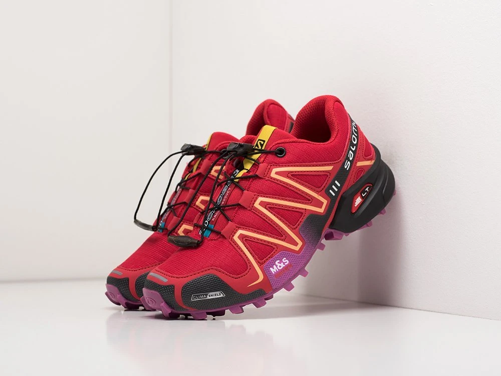 de deporte Salomon speedcross 3 CS para mujer, color rojo demisezon|Zapatos vulcanizados de mujer| - AliExpress