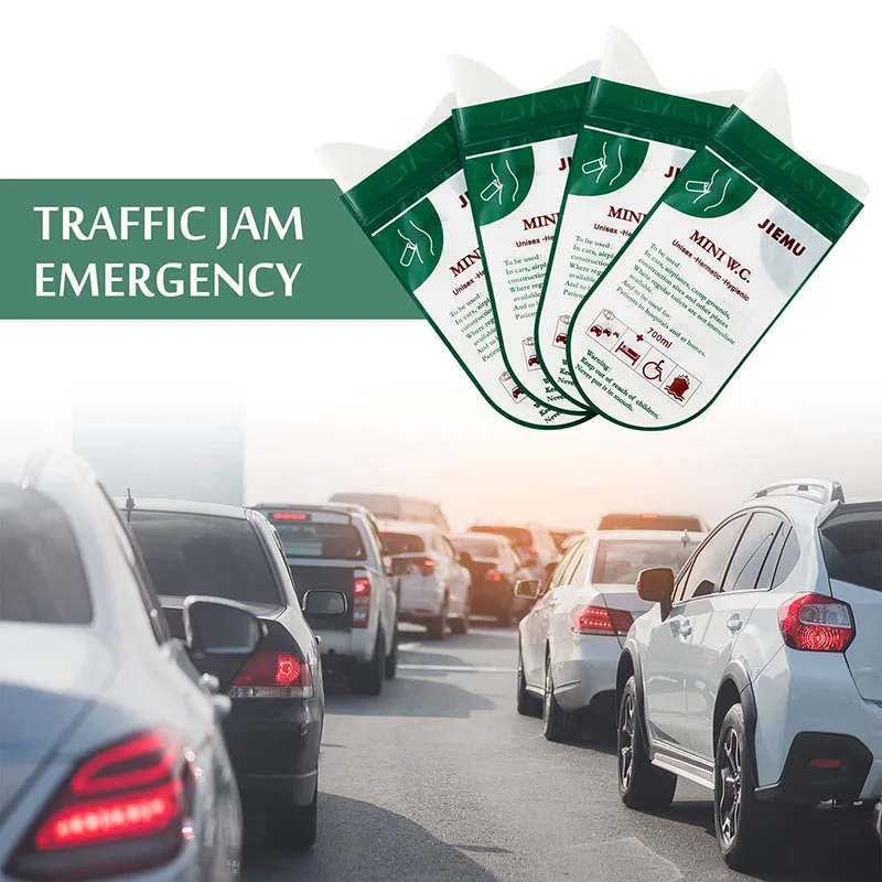 700ml Emergency Portable Car Urine Bag Vomit Bags Mini Mobile Toilets