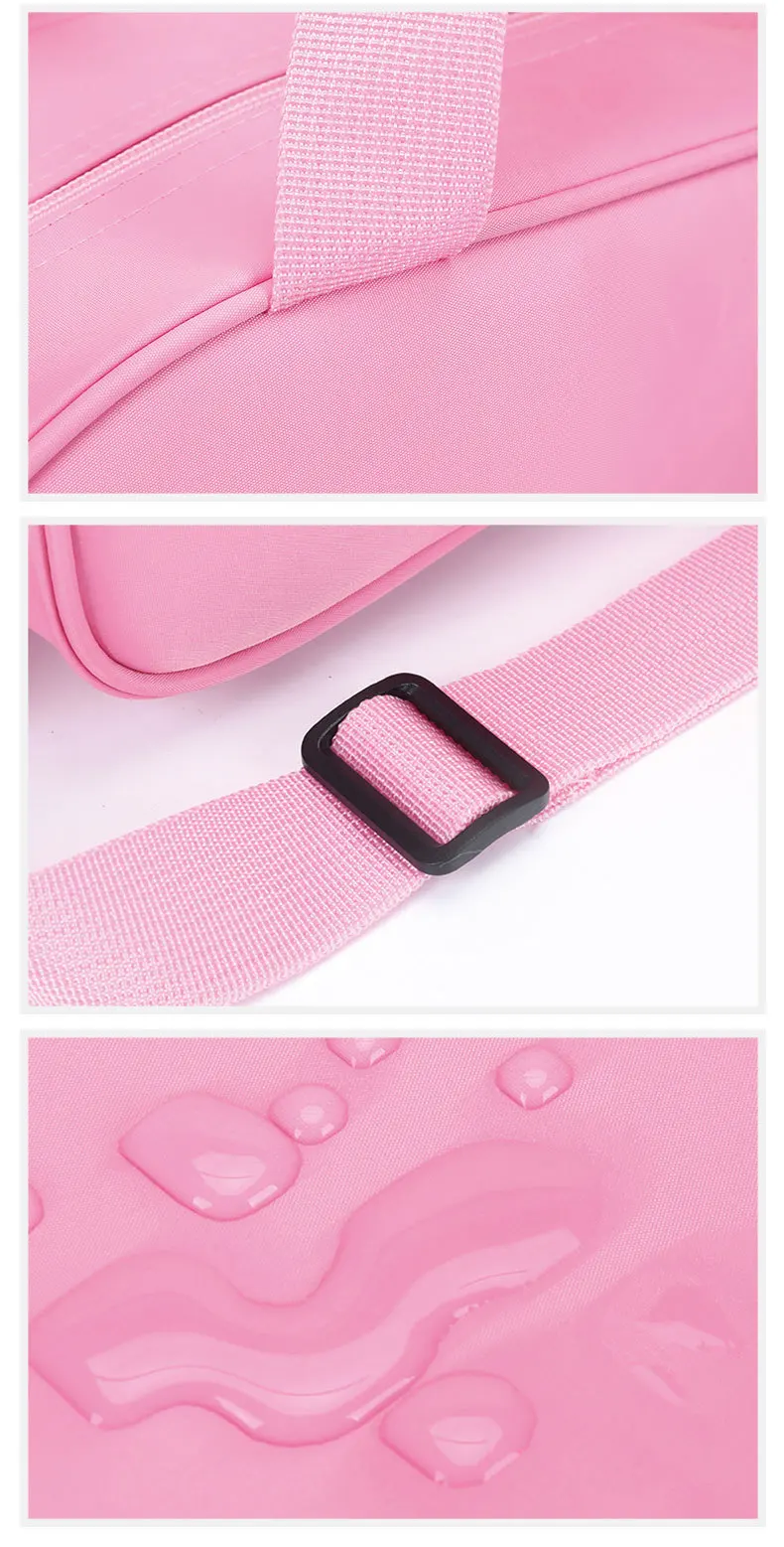 Bedruckbarer, aber nicht bestickter, anpassbarer Nylon-Tanzrucksack für Mädchen mit verstellbaren Trägern und Taschen mit Reißverschluss. Perfekt – Detail 12