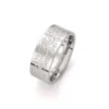 VASSAGO Stainless Steel Islamic Rune Engraved Ring, Muslim Arabic Prayer Religious Jewelry, Eid Gift 5