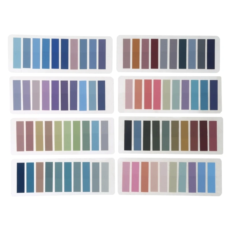 

1600Pcs 80 Color Writable Morandi Sticky Tabs Repositionable Color Page Marker Sticky-Notes Tabs, Sticky Tabs Book Tabs