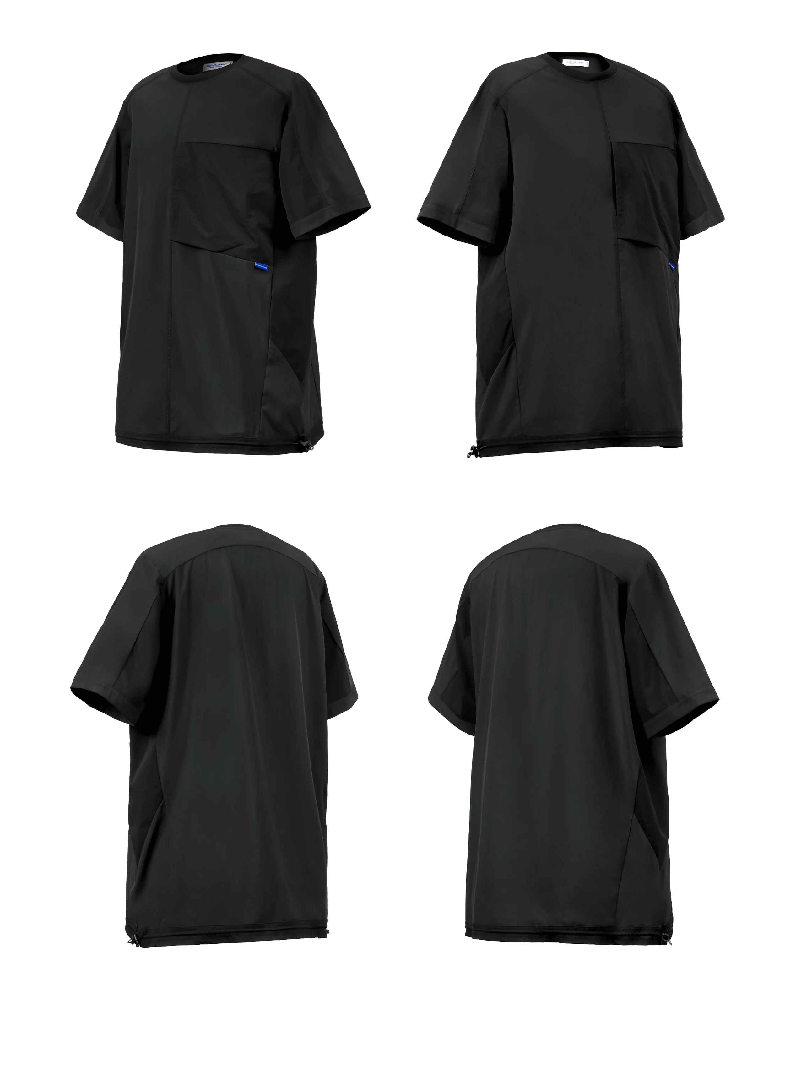 Reindee Lusion 23SS Breathable quick drying short sleeve t-shirt combined materials dwr coating techwear gorpcore