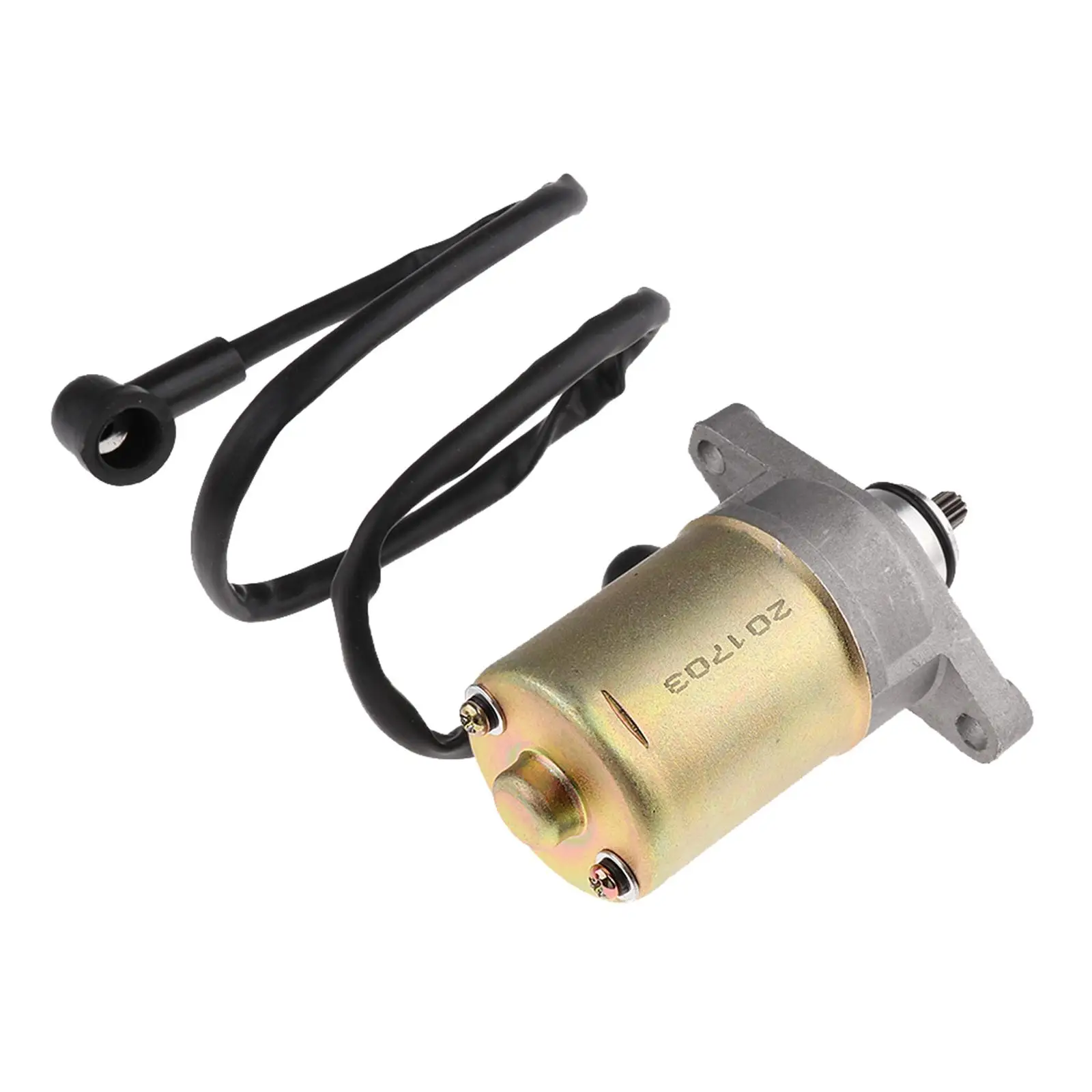 12V Motorcycle Starter Motor Set For GY6 47cc-50cc Go Kar Scooter
