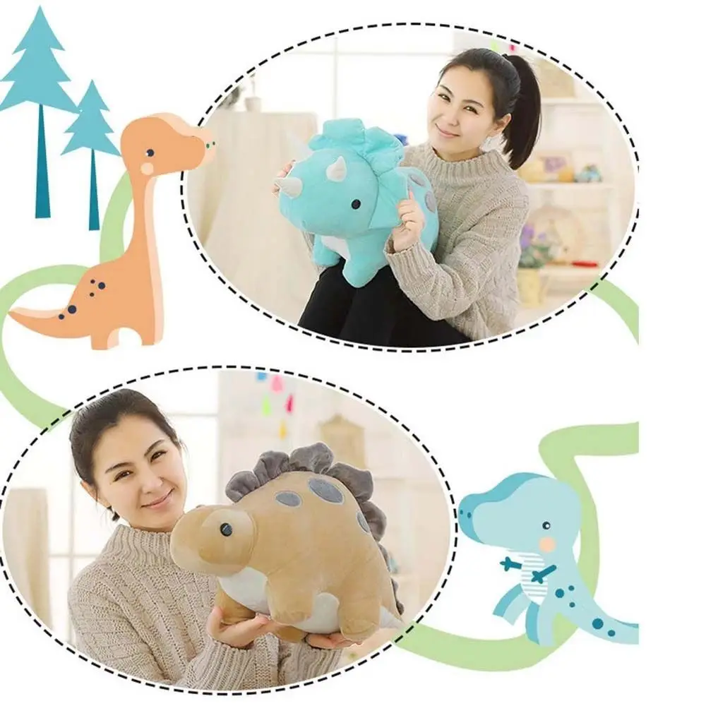 Rex Children Pterosaur Triceratops Home Decor Cartoon Plush Pillow Sleeping Pillow Stuffed Doll Dinosaurs Plush Toy Dino Toy