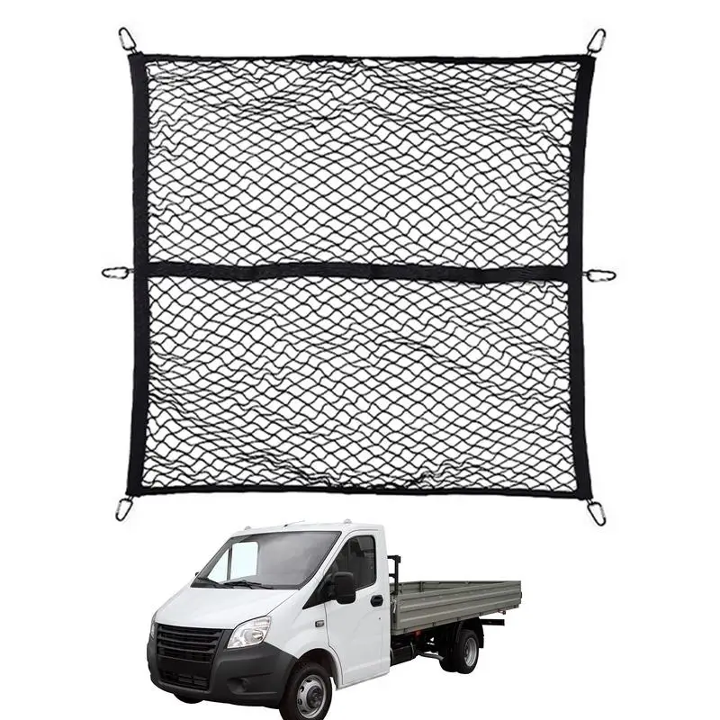 

Cargo Net For Trailer Truck Netting For Cargo Clutter To Clutter Roof Rack Net Small 100X120 Mesh Heavy Duty Bungee Cord Net For