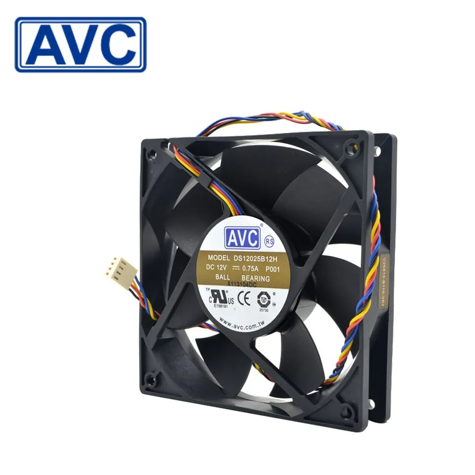 Dla-AVC-DS12025B12H-P001-120x120x25mm-12025-120mm-DC-12V-0-75a ...