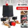 NEW Air Compressor Pump Pressure Switch Manifold Regulator Control Valve with Quick Connector Gauges 230-380V Aluminum Alloy 1