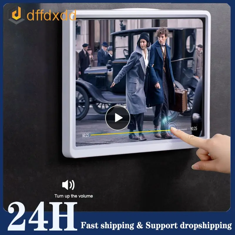 

Настенный чехол для планшета без следов, водонепроницаемый чехол для хранения, держатель для планшета, чехол для ванной комнаты, туалета, кухни, держатель для IPad Mini Air