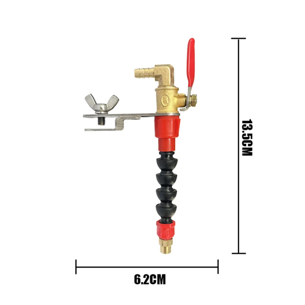 대리석 벽돌 타일 절단용 깍지 냉각수 미스트, 먼지 제거기, 물 분무기 시스템, 5.31 인치 