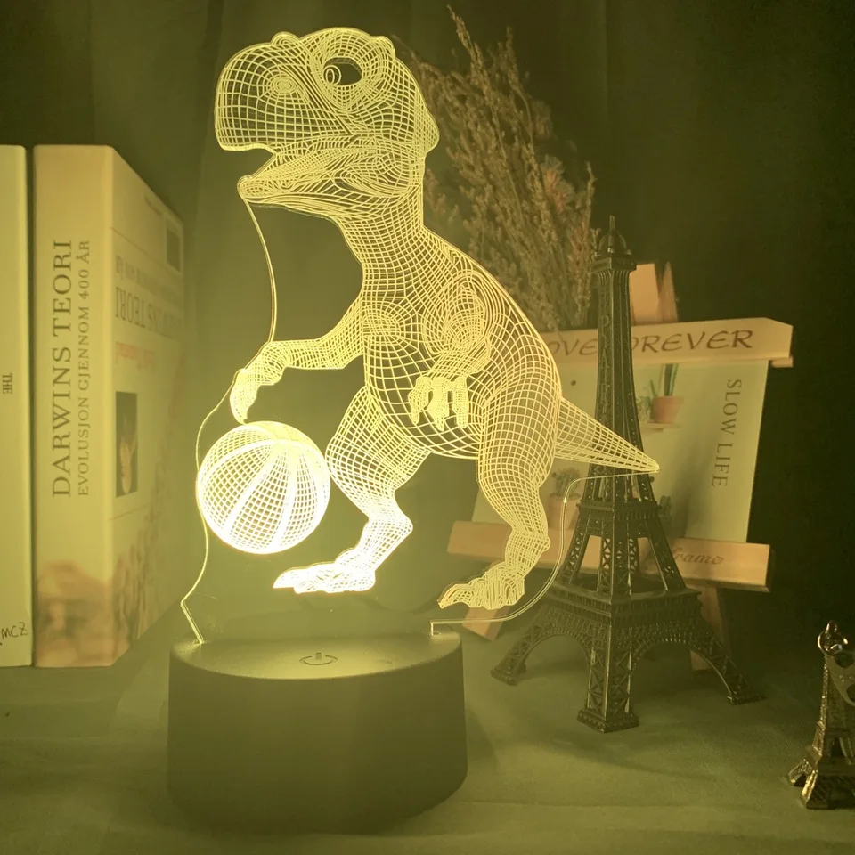 Torcia Frontale a Forma di Dinosauro per Bambini, Luce LED Regolabile per Campeggio, Giocattolo Dinosauro con Suono di Ruggito