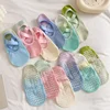 Women's Gradient Silicone Yoga Socks Non-Slip Pilates Grip No-Show Fitness Exercise Socks for Gym Training