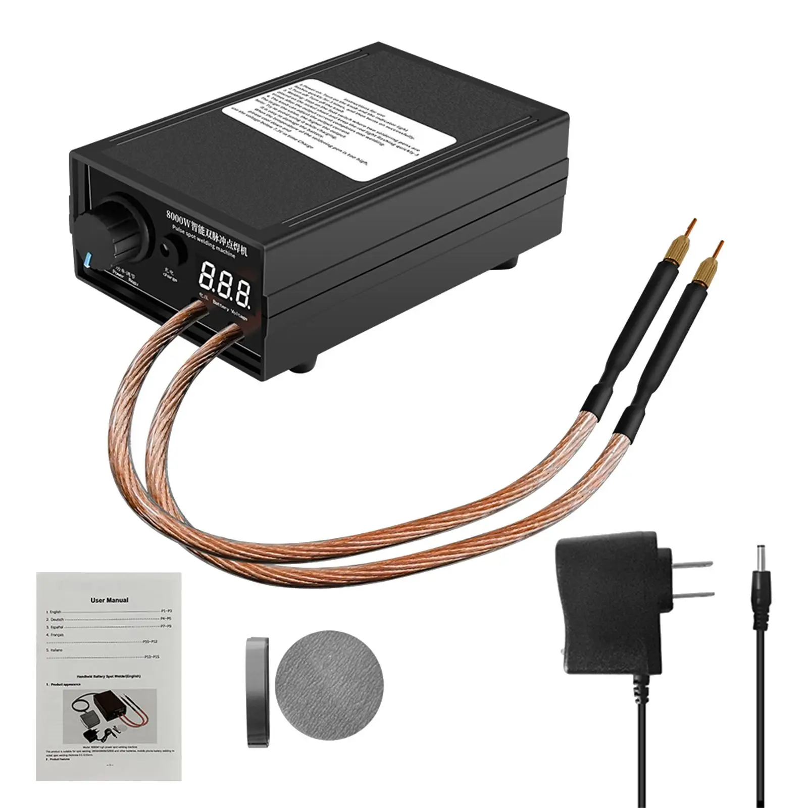 

Portable Spot Welder Spot Welding Equipment Welding Tool with Display Screen Practical Spot Welder for Repair