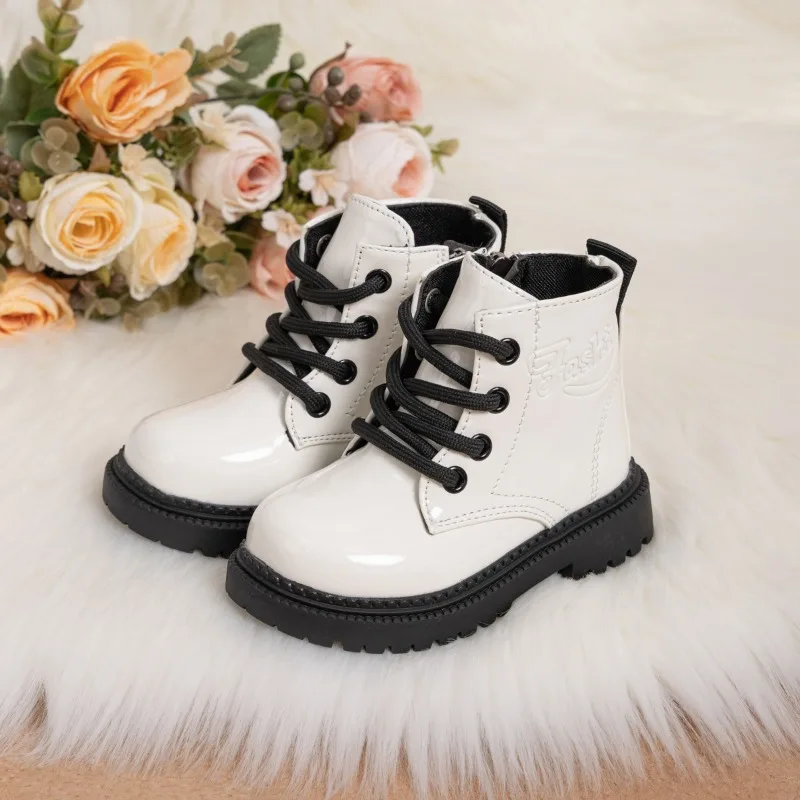 Girls Platform Ankle Boots for School and Casual Wear