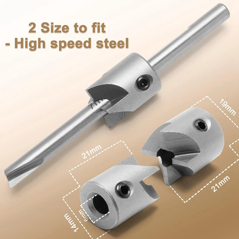 Hot Pen Mill Set,Barrel Trimmer System For Pen Kits 7Mm,8Mm,3/8 Inch,27/64 Inch,10Mm Pilot Shafts For Woodworking Kits