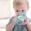 Baby Hand Ball Toys Baby Grip Training Manhattan Ball Hand Rattle Teether Food Grade Biteable Boilable 1