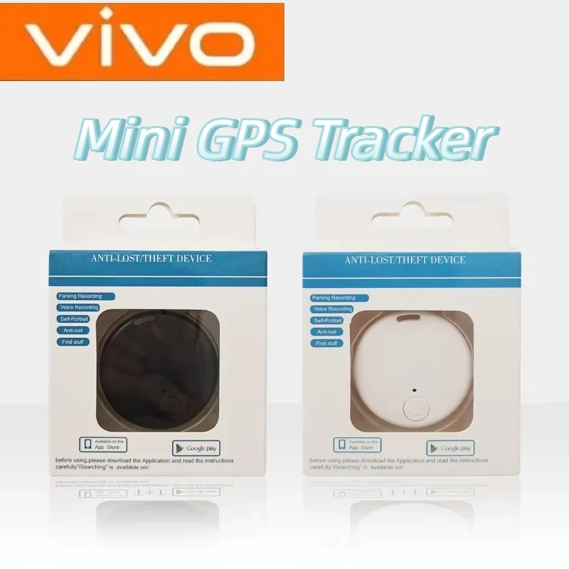 Compact Bluetooth 5.0 GPS Tracker - Anti-Lost Smart Finder for Pets, Kids, Bags, and Wallets
