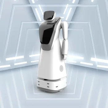 Robot umanoide di intelligenza artificiale di alta qualità Servizio di ricevimento di benvenuto commerciale Robot umanoide