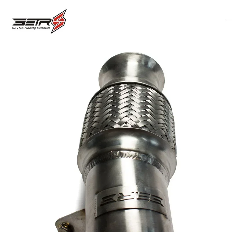 Section High flow Pipes branch downpipe Pipe with for N20 F35 Modified Exhaust