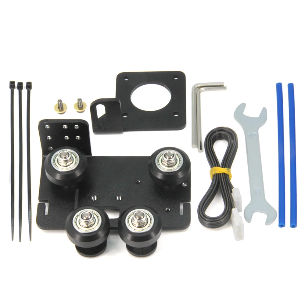 Aggiorna Supporto Trasmissione Diretta Piastra In Lega Di Alluminio Con Pulegge Compatibile Con Estrusore Dual /Single Gear/ Titan/Bmg Per Ender 5