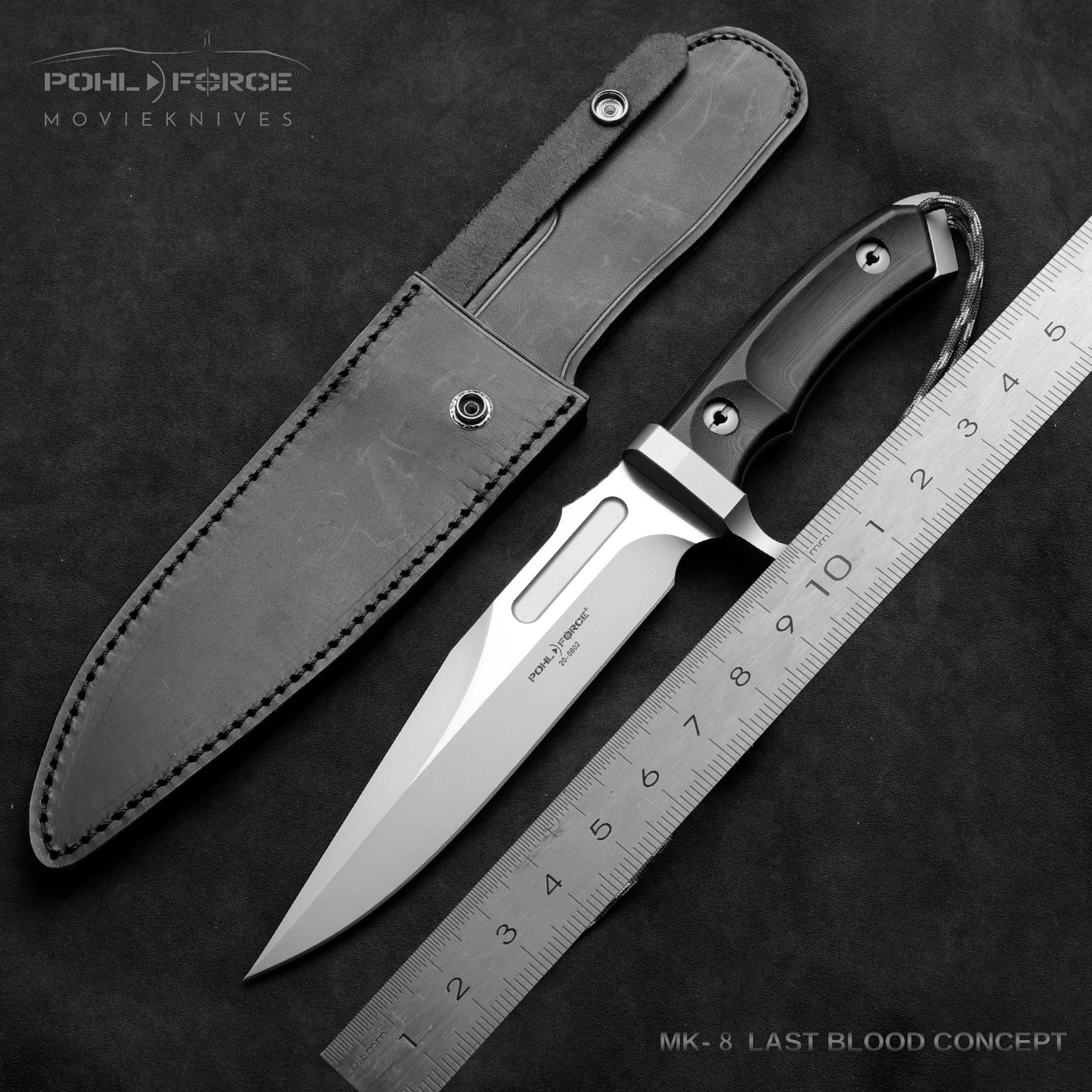 PolForceMK8WildernessSurvivalKnifeTacticalKnifeShortKnife